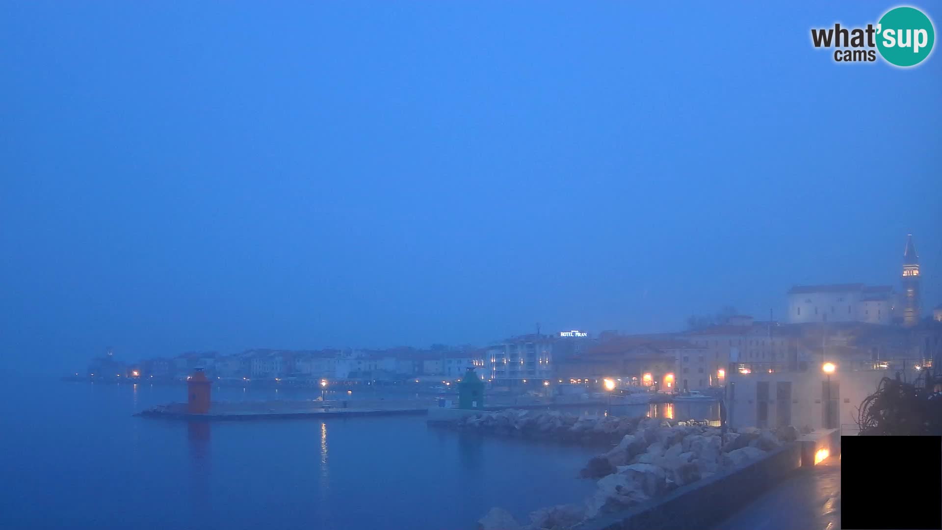 Piran – view to Punta and Mandrač