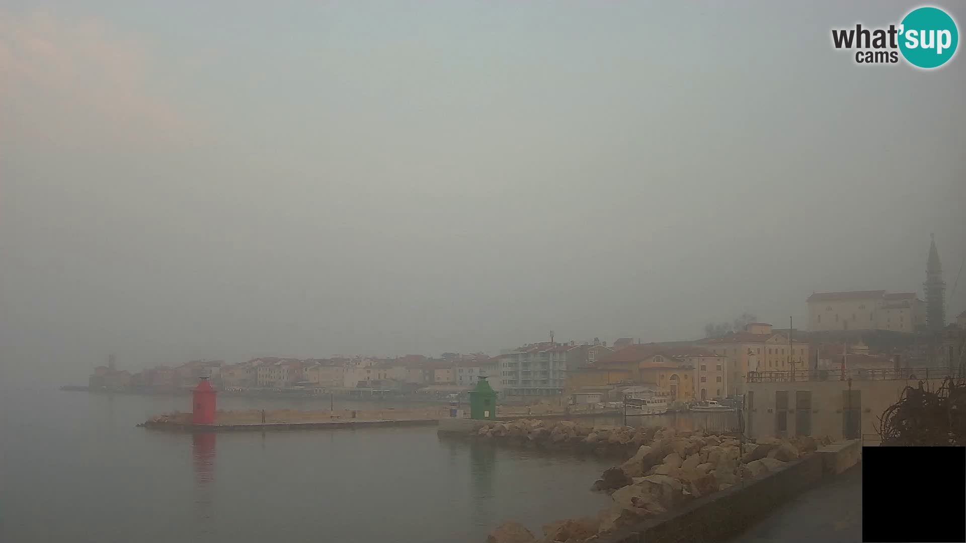 Piran – view to Punta and Mandrač