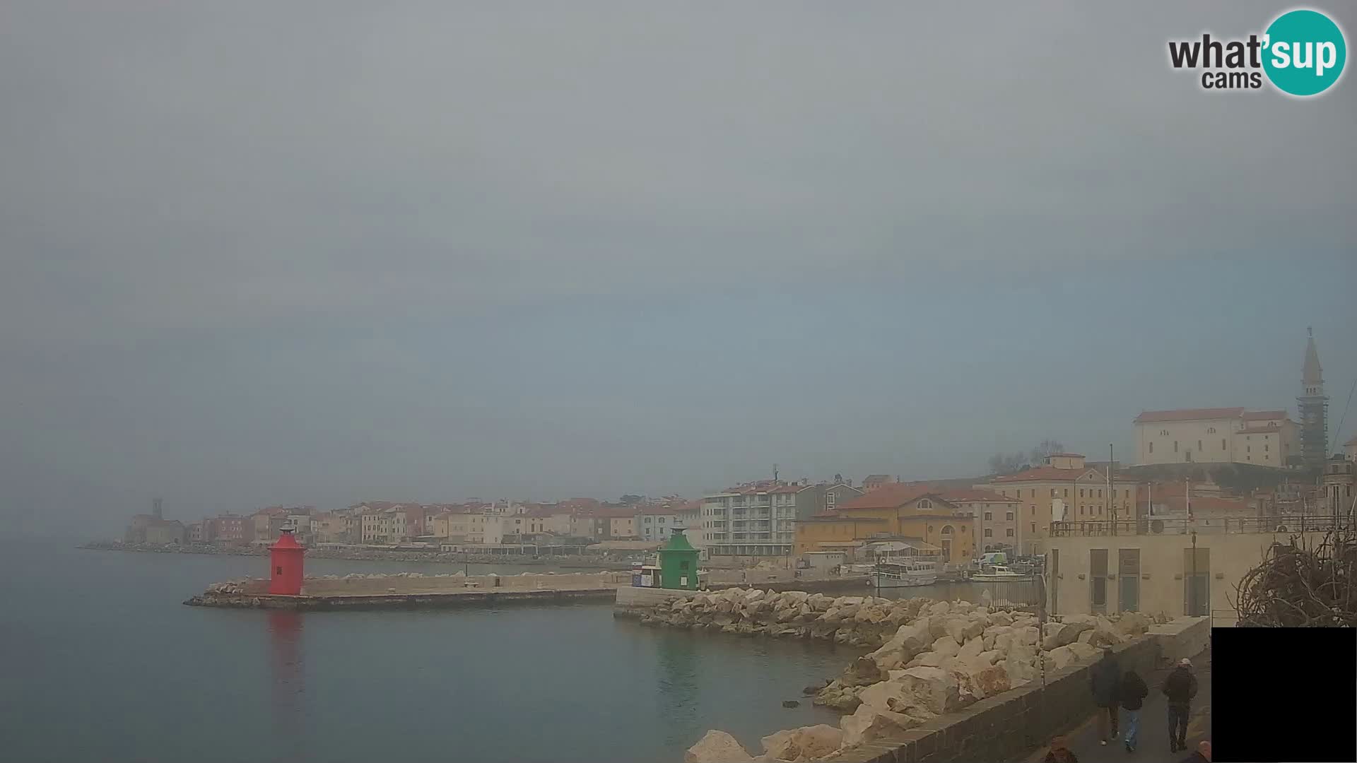 Piran – view to Punta and Mandrač