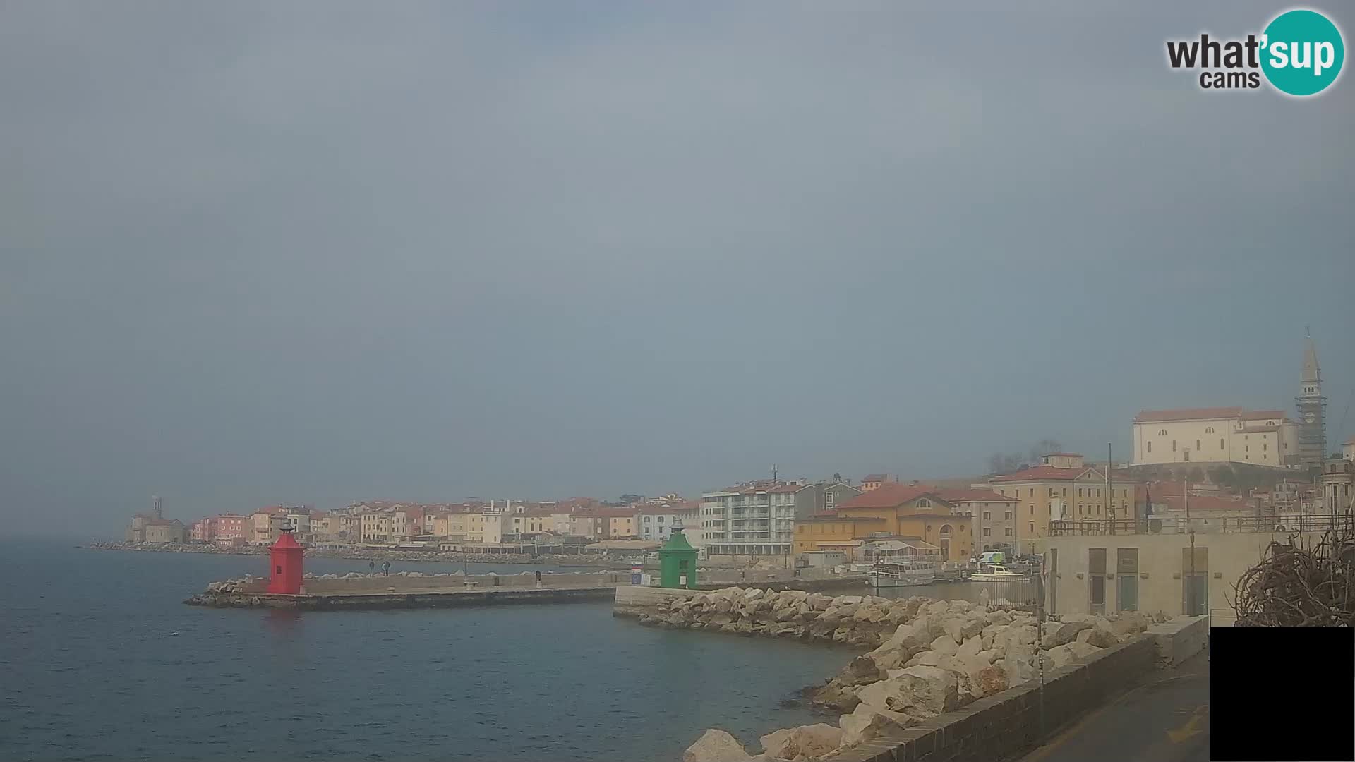 Piran – view to Punta and Mandrač