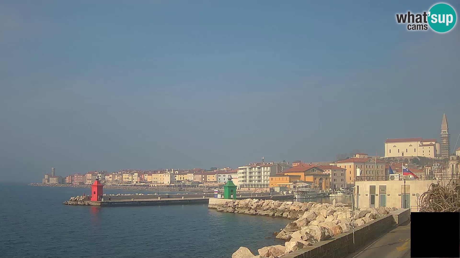 Piran – view to Punta and Mandrač