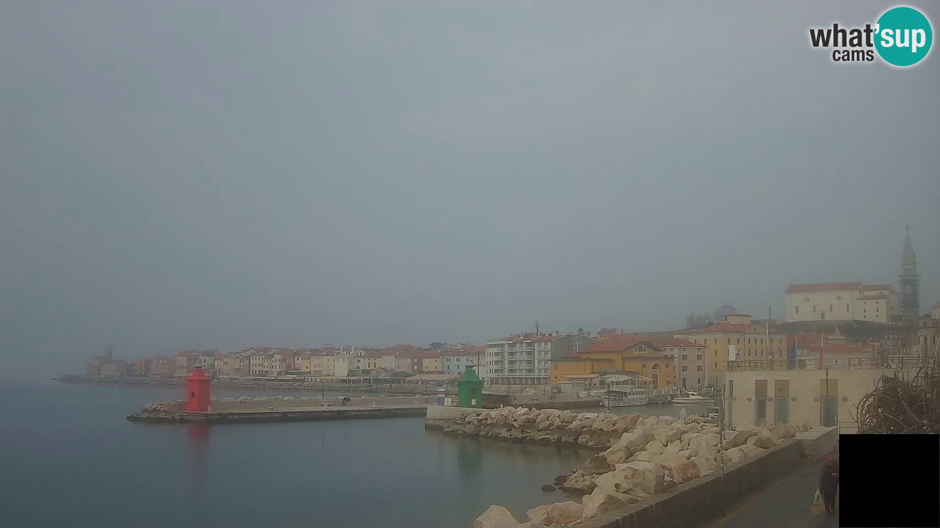 Piran – view to Punta and Mandrač