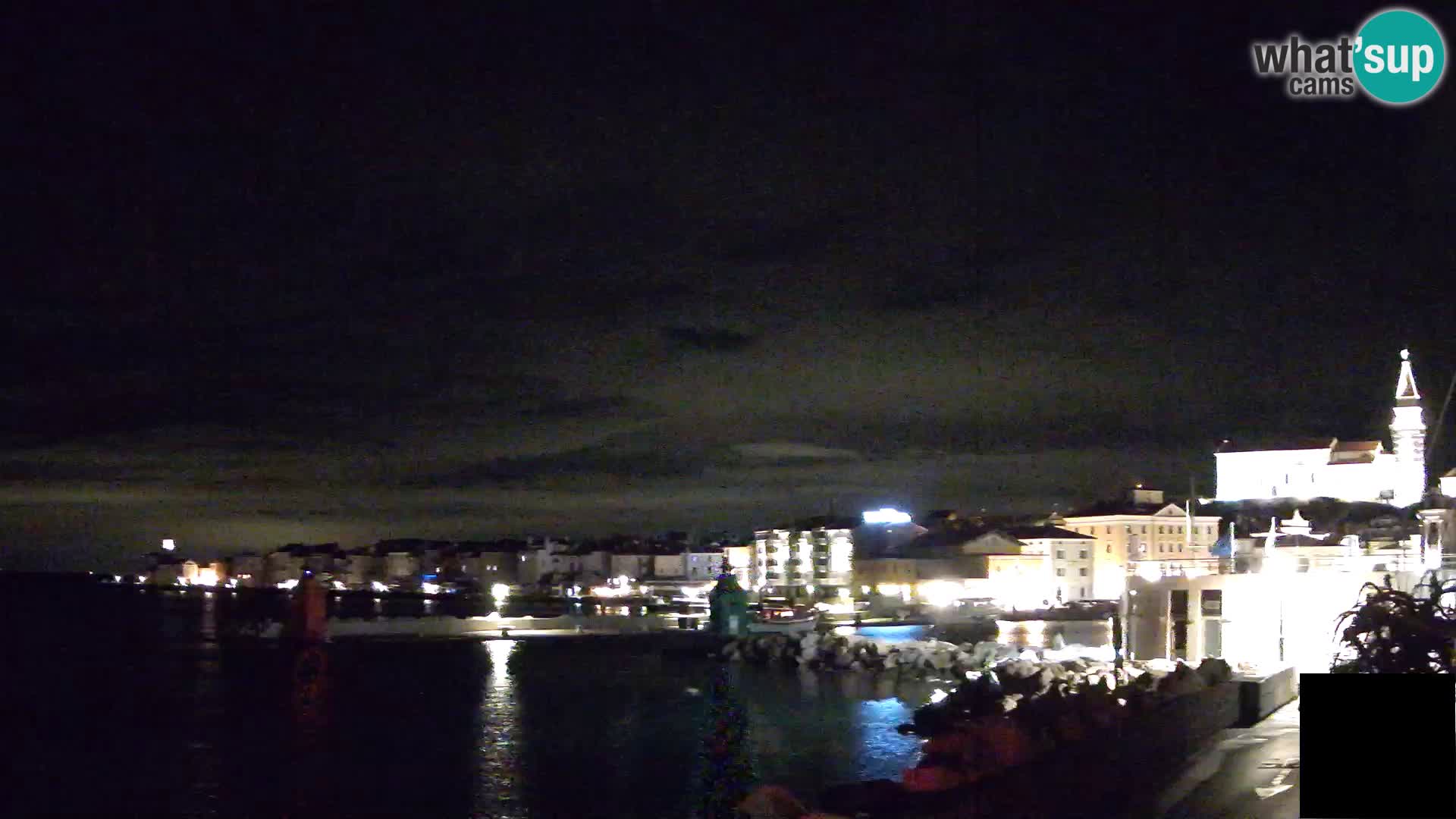 Piran – view to Punta and Mandrač