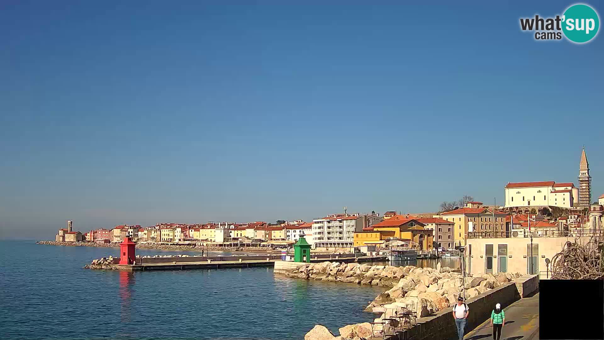 Piran – Pogled proti Punti in Mandraču