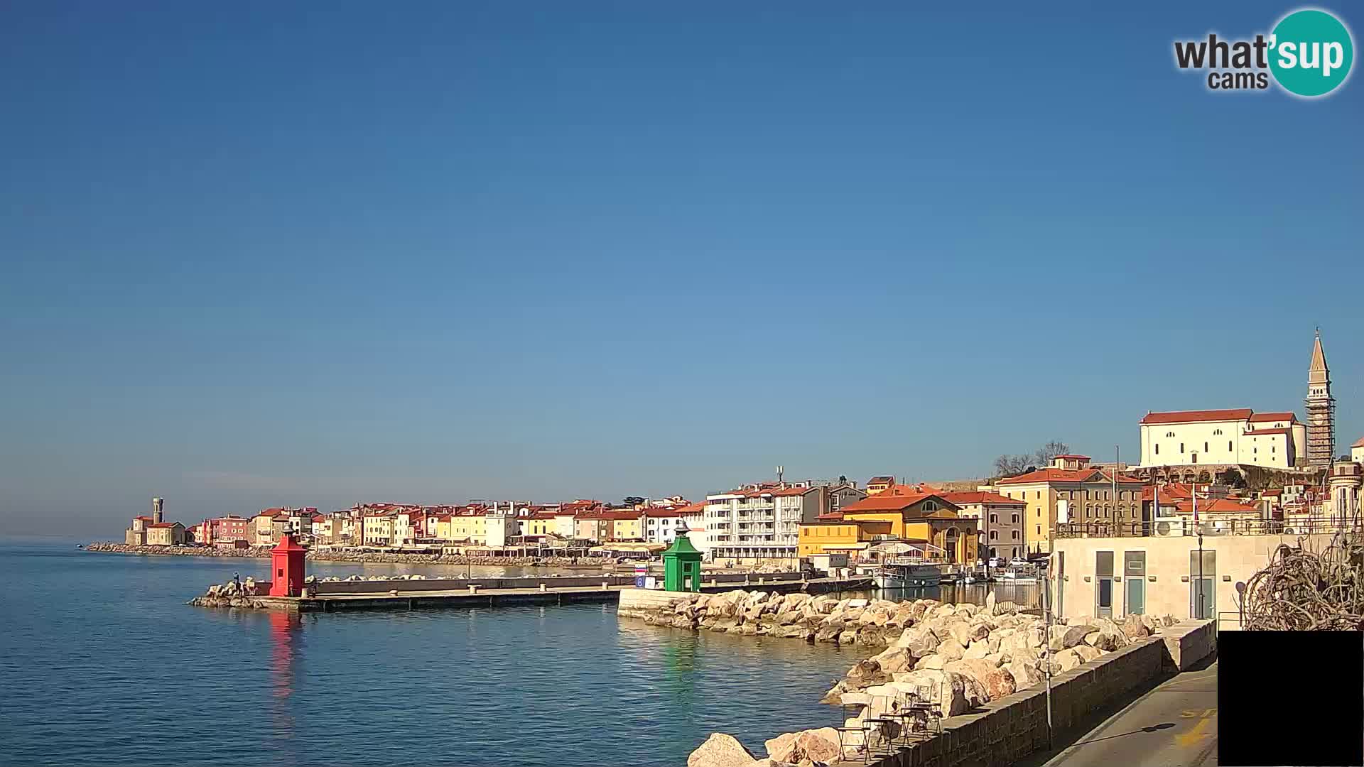 Piran – Pogled proti Punti in Mandraču