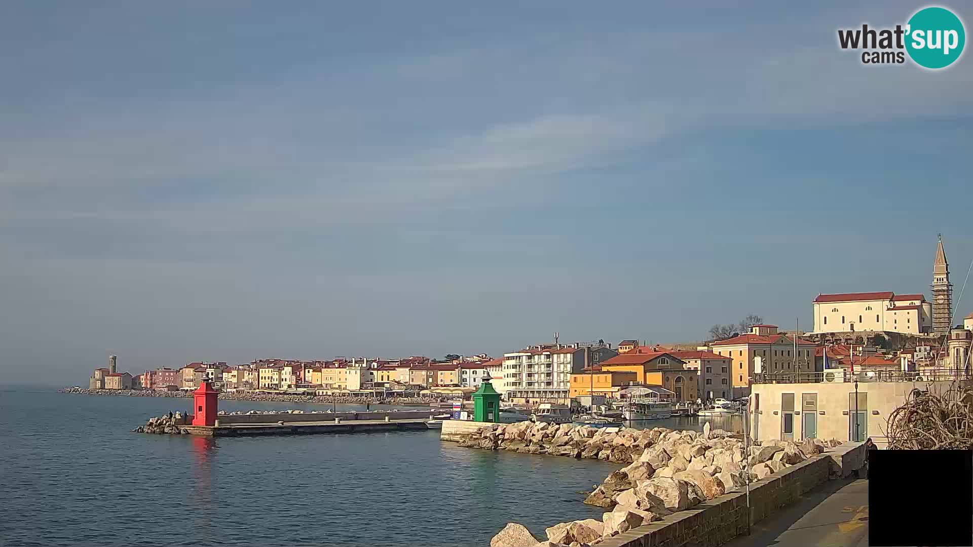 Piran – Pogled proti Punti in Mandraču