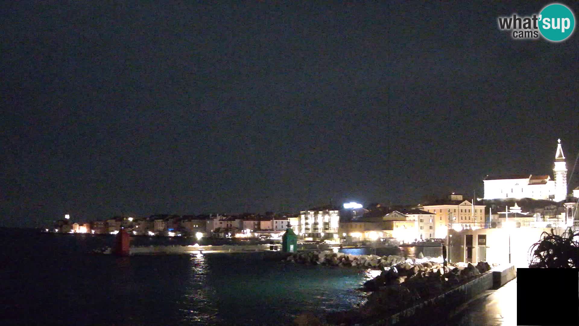 Piran – view to Punta and Mandrač