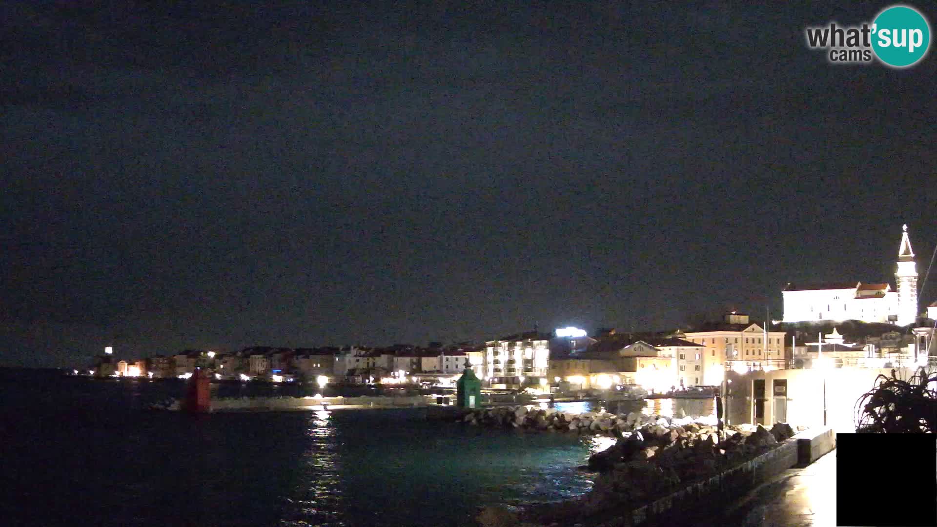 Piran – view to Punta and Mandrač