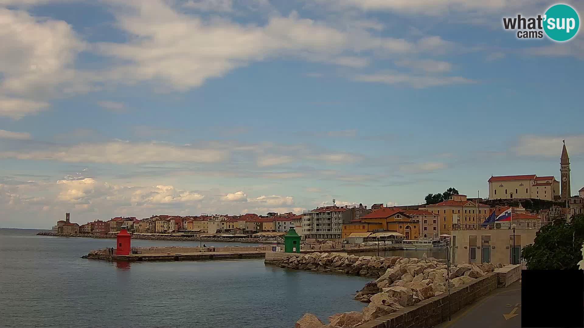 Piran – Pogled proti Punti in Mandraču