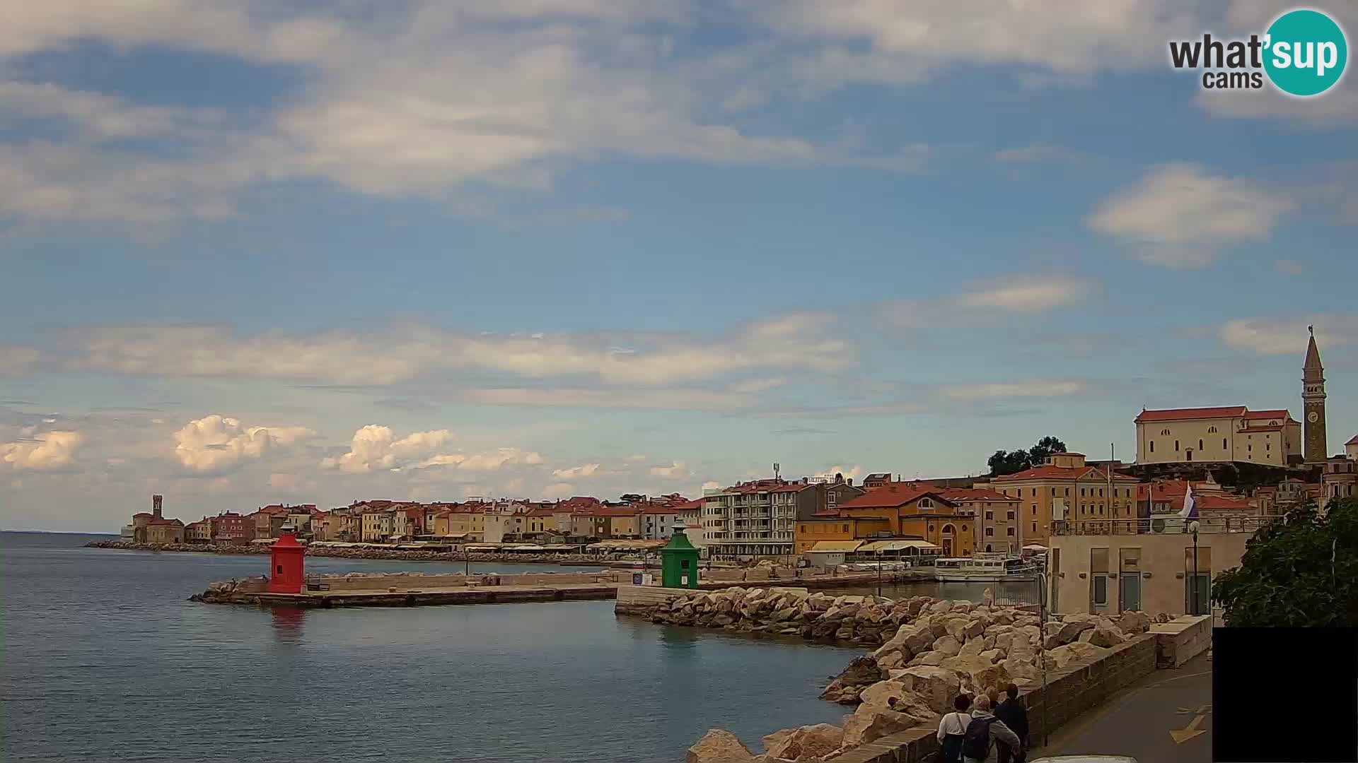 Piran – view to Punta and Mandrač
