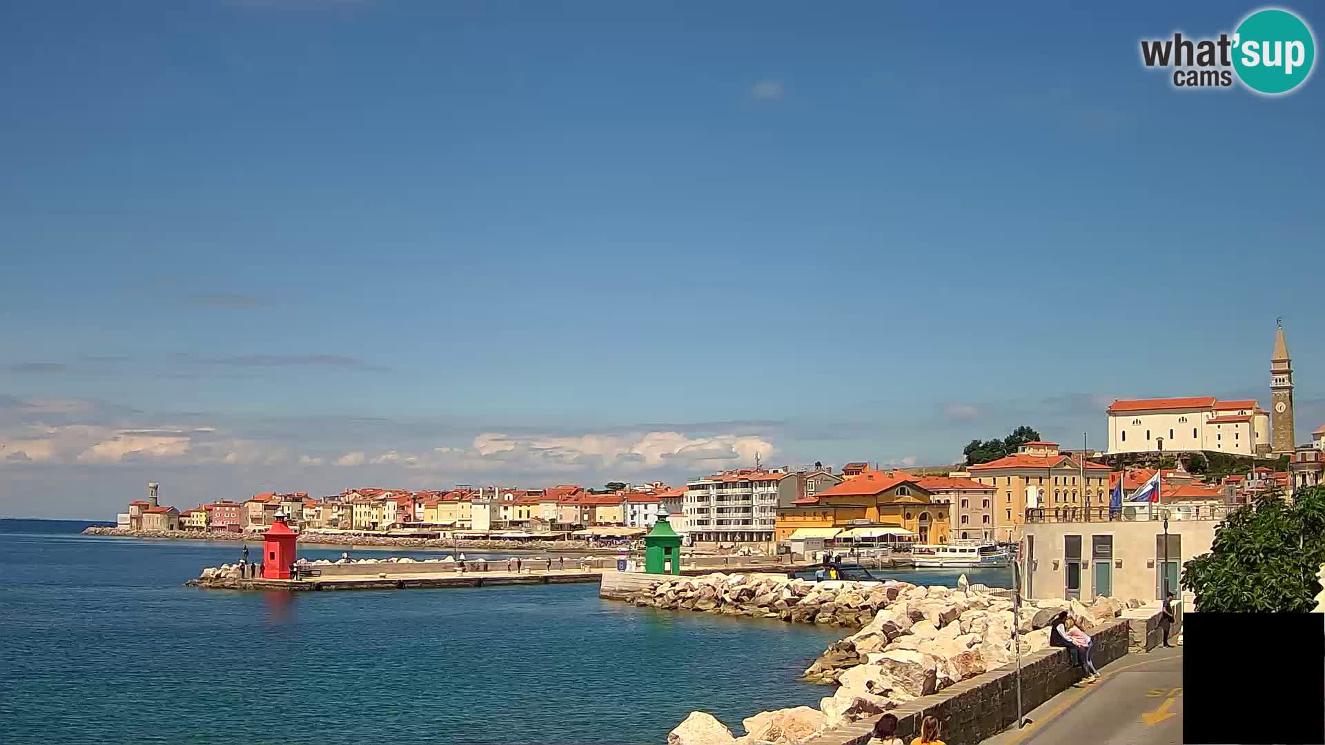 Piran – Pogled proti Punti in Mandraču