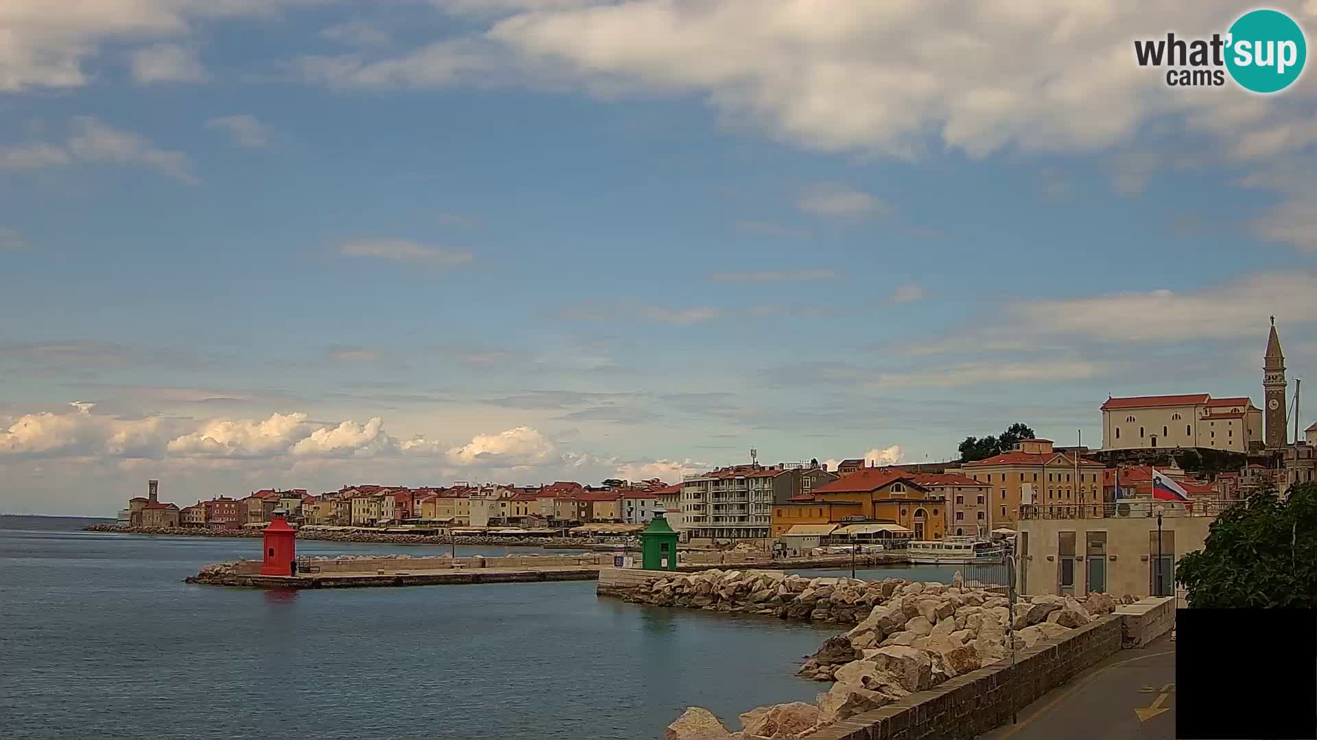 Piran – Pogled proti Punti in Mandraču