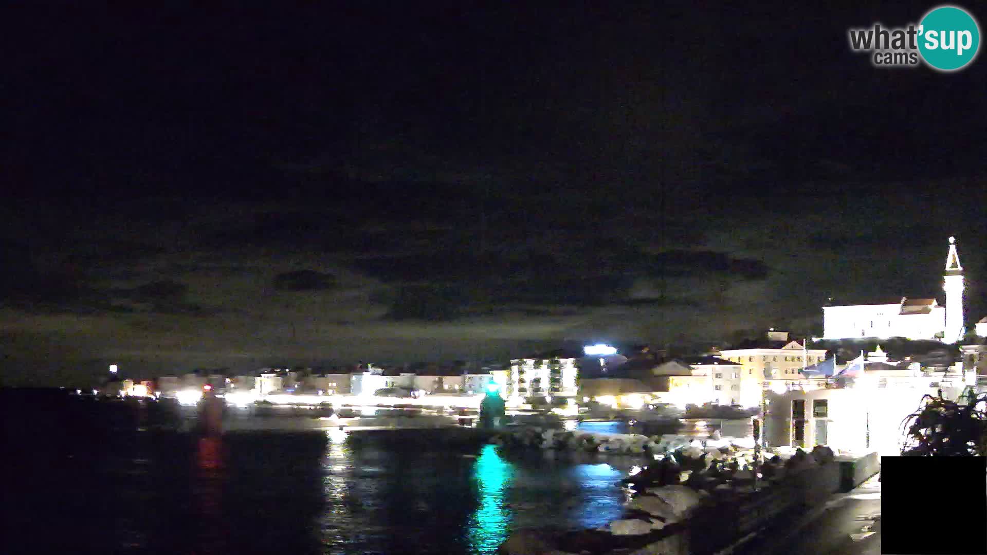 Piran – view to Punta and Mandrač