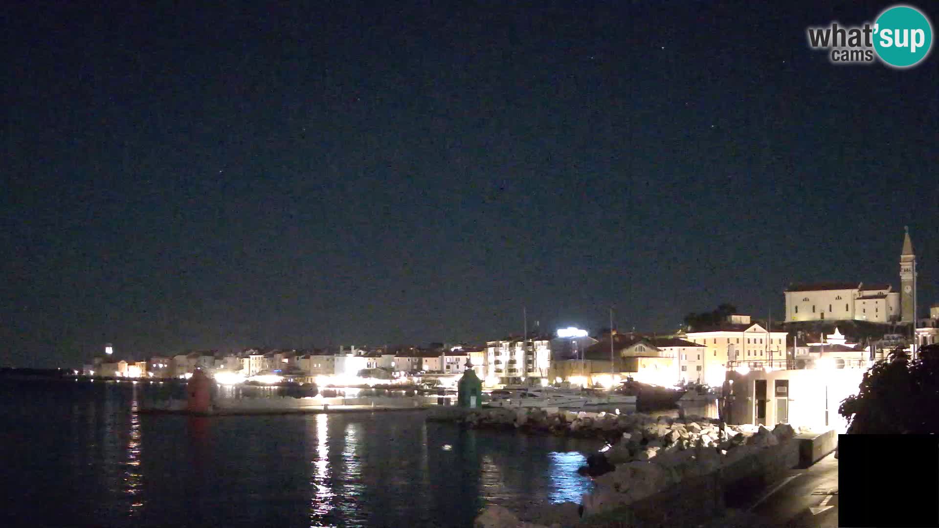 Piran – view to Punta and Mandrač