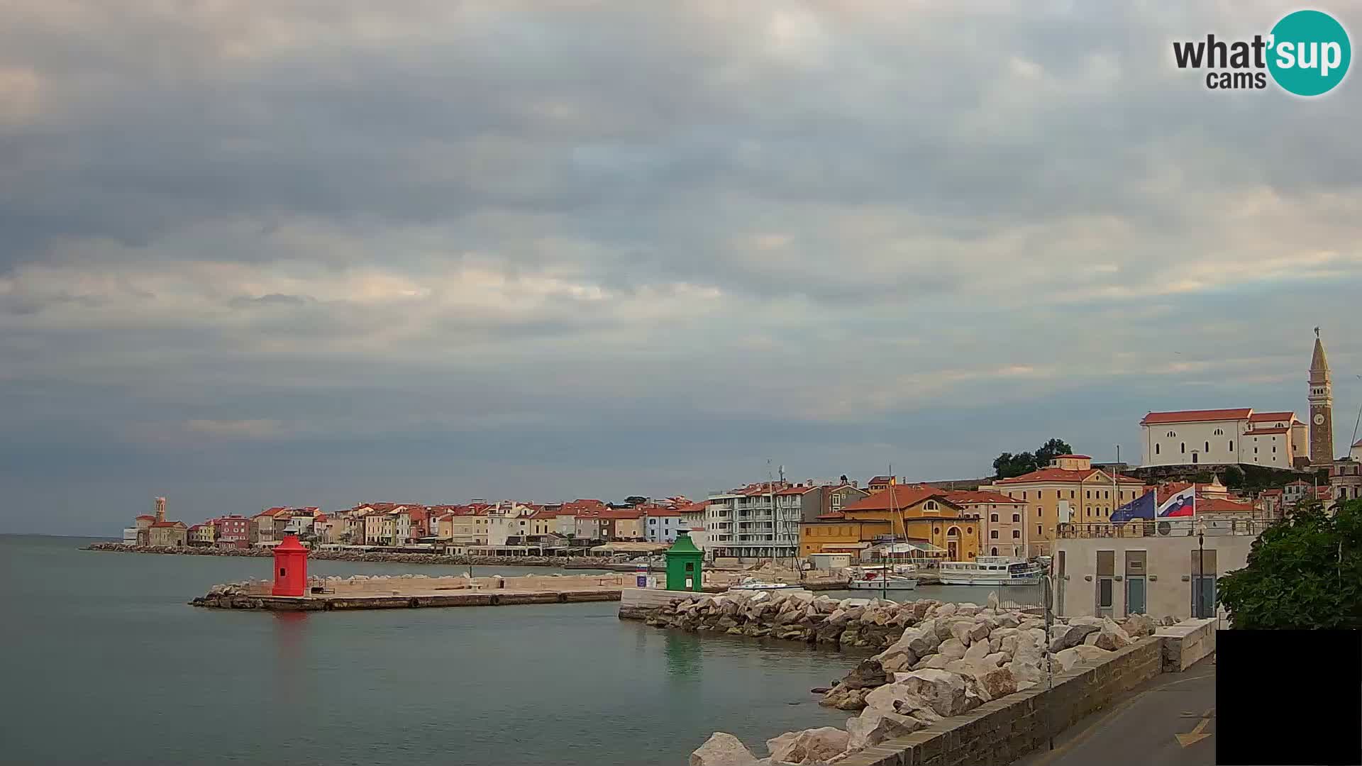 Piran – Pogled proti Punti in Mandraču
