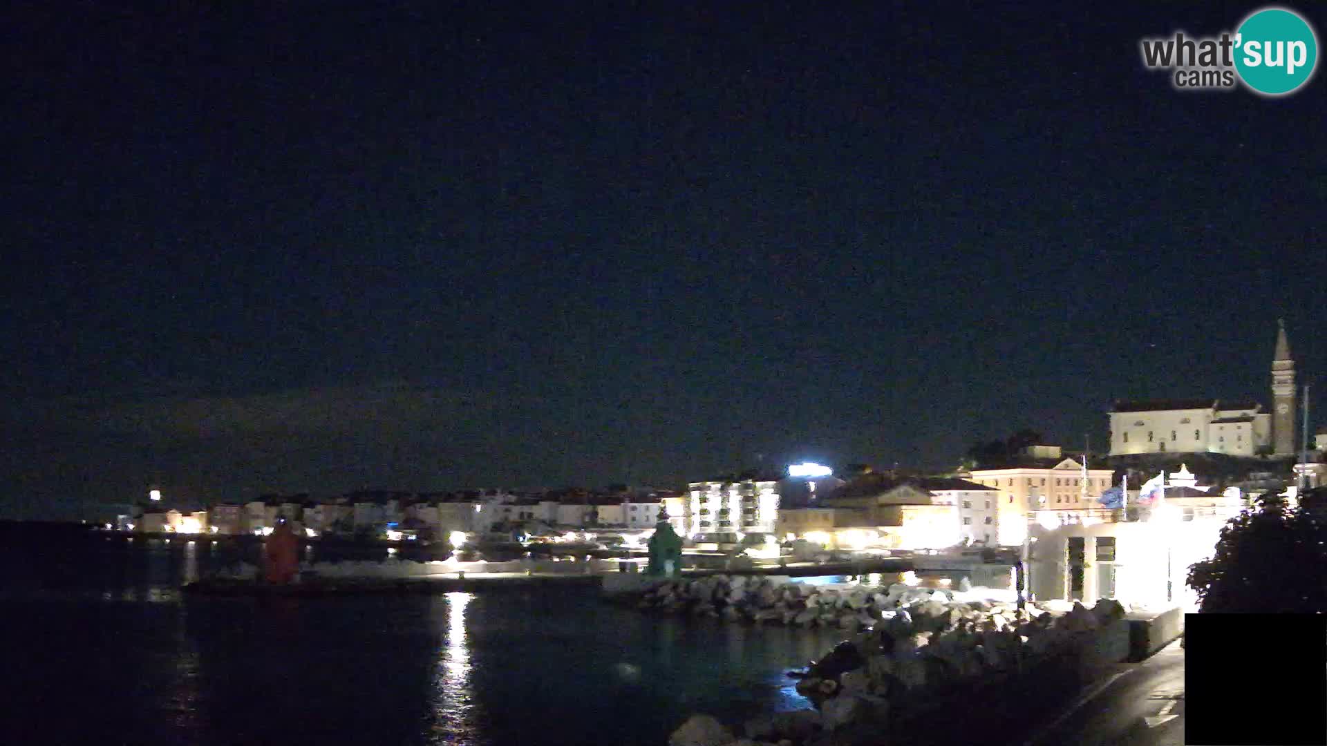 Piran – view to Punta and Mandrač