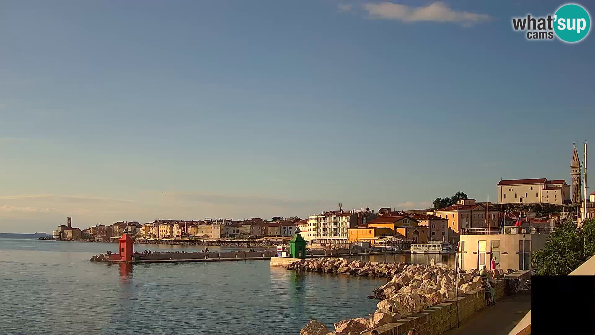 Piran – view to Punta and Mandrač