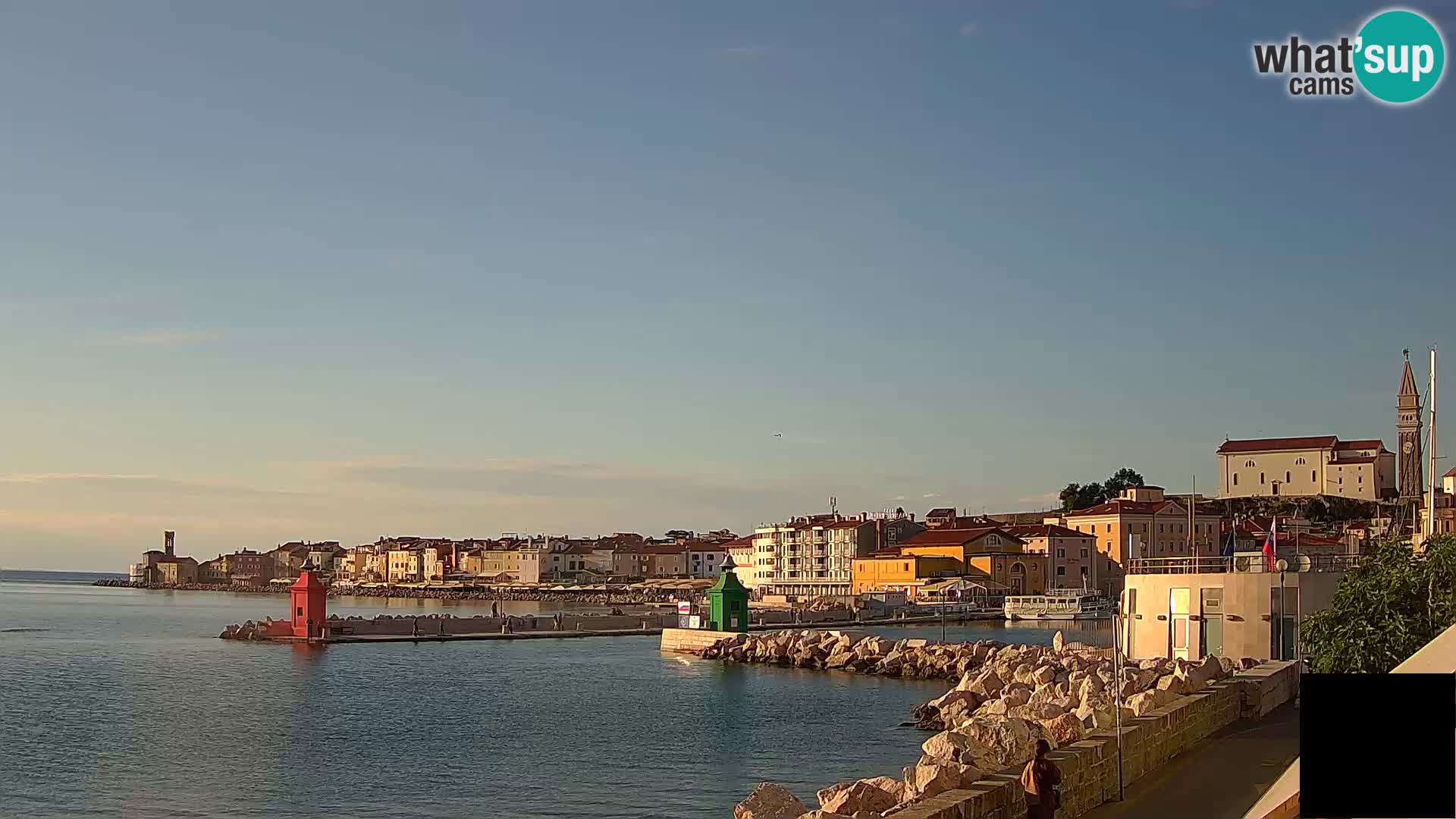 Pirano – vista verso la Punta e il “Mandrač”