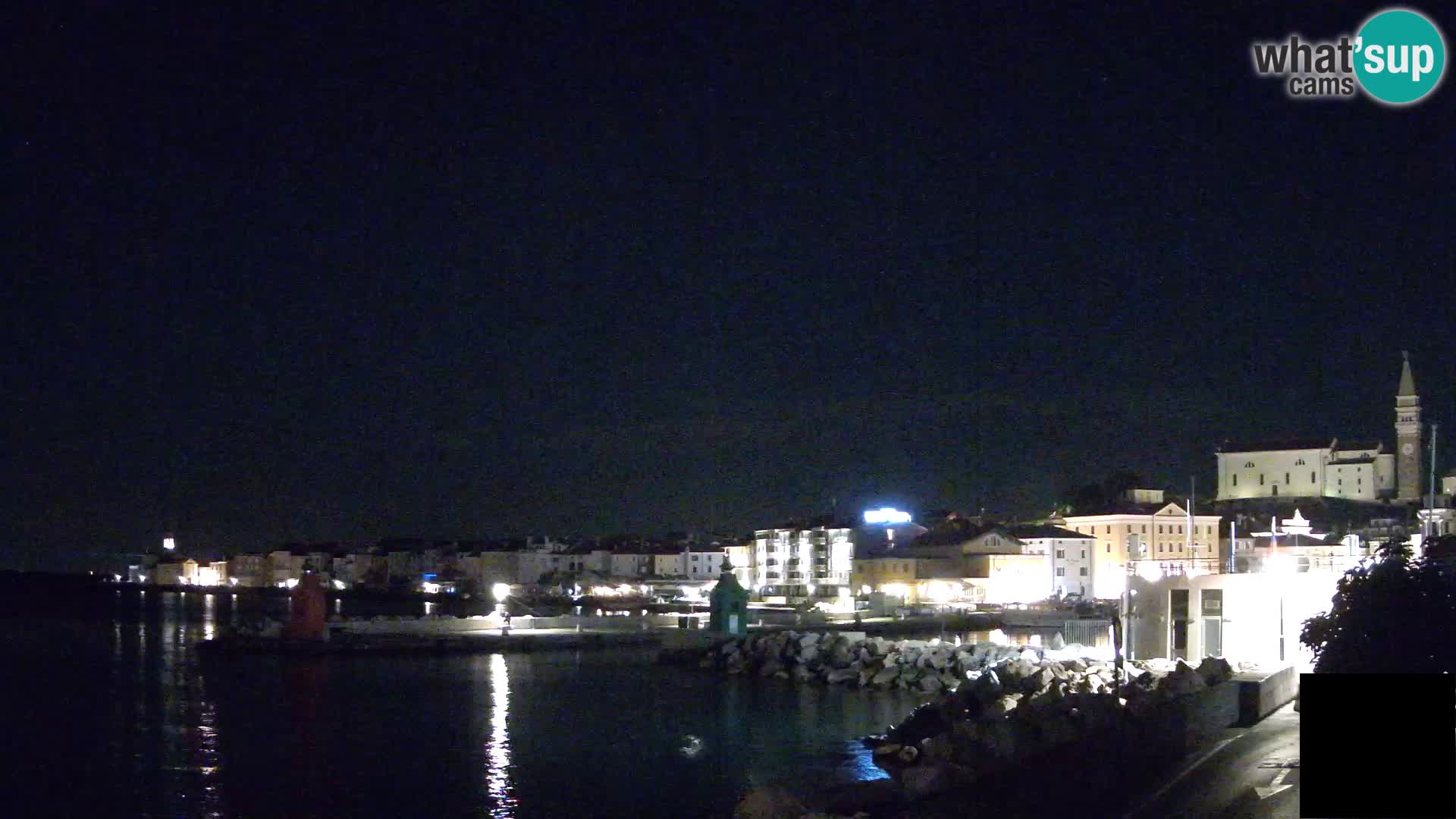 Pirano – vista verso la Punta e il “Mandrač”