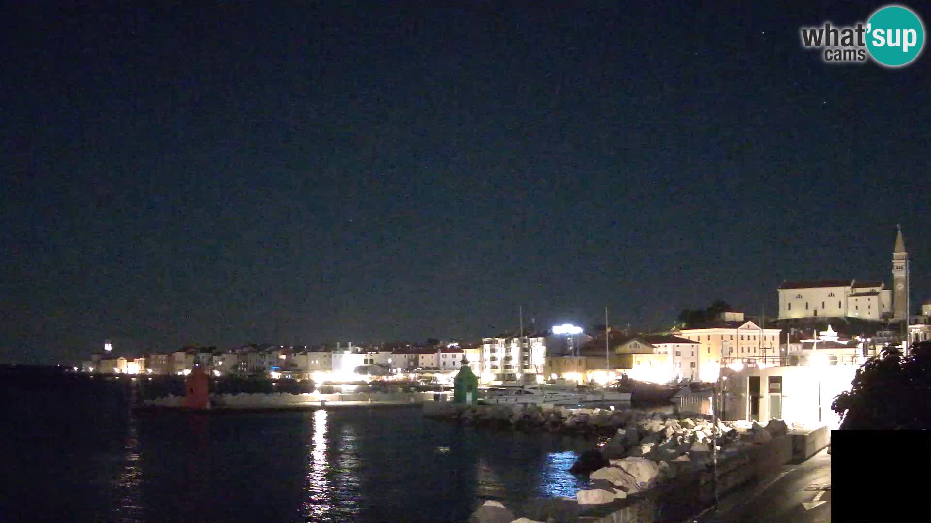 Piran – view to Punta and Mandrač