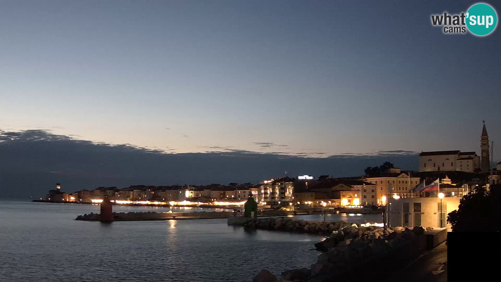 Piran – Pogled proti Punti in Mandraču