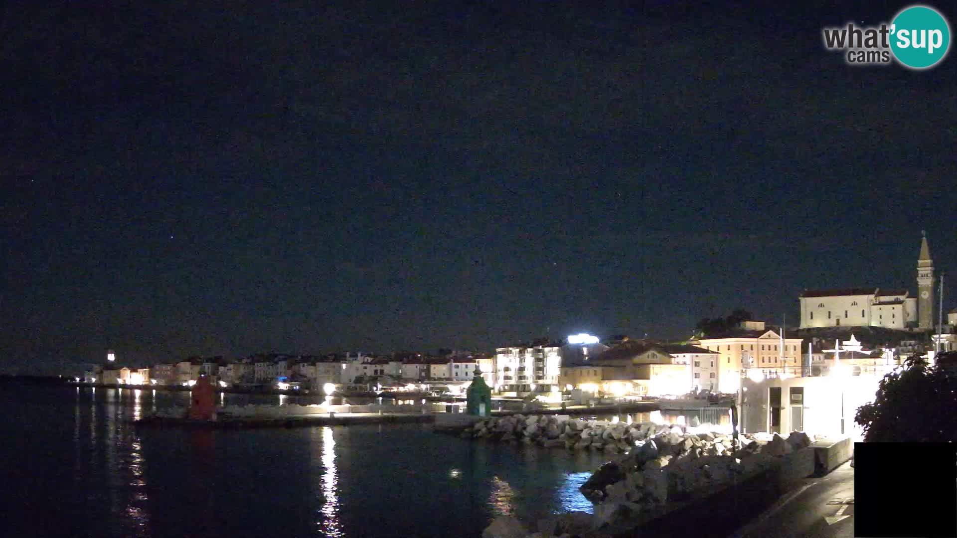 Piran – Pogled proti Punti in Mandraču