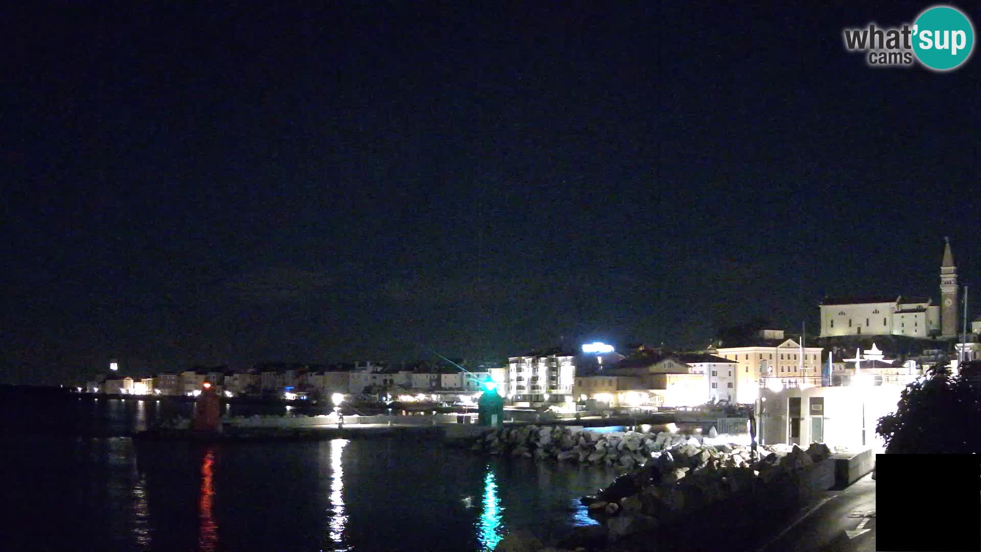 Pirano – vista verso la Punta e il “Mandrač”