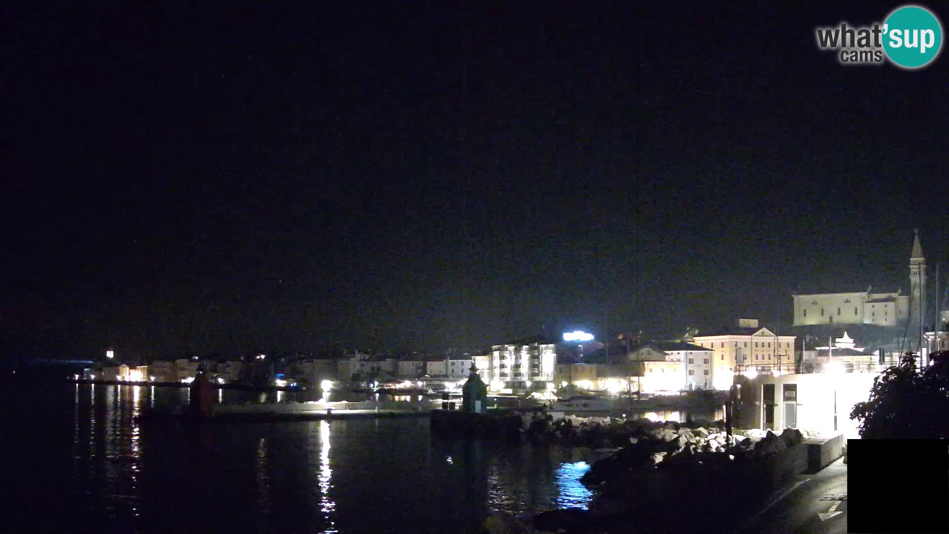 Piran – view to Punta and Mandrač