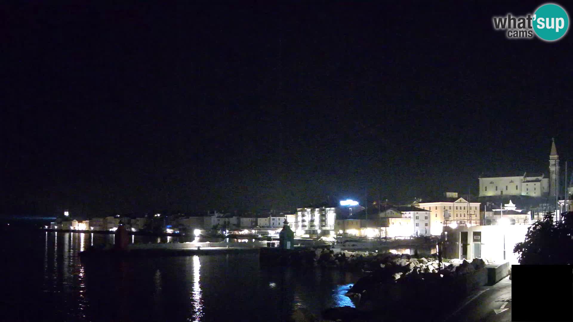 Pirano – vista verso la Punta e il “Mandrač”