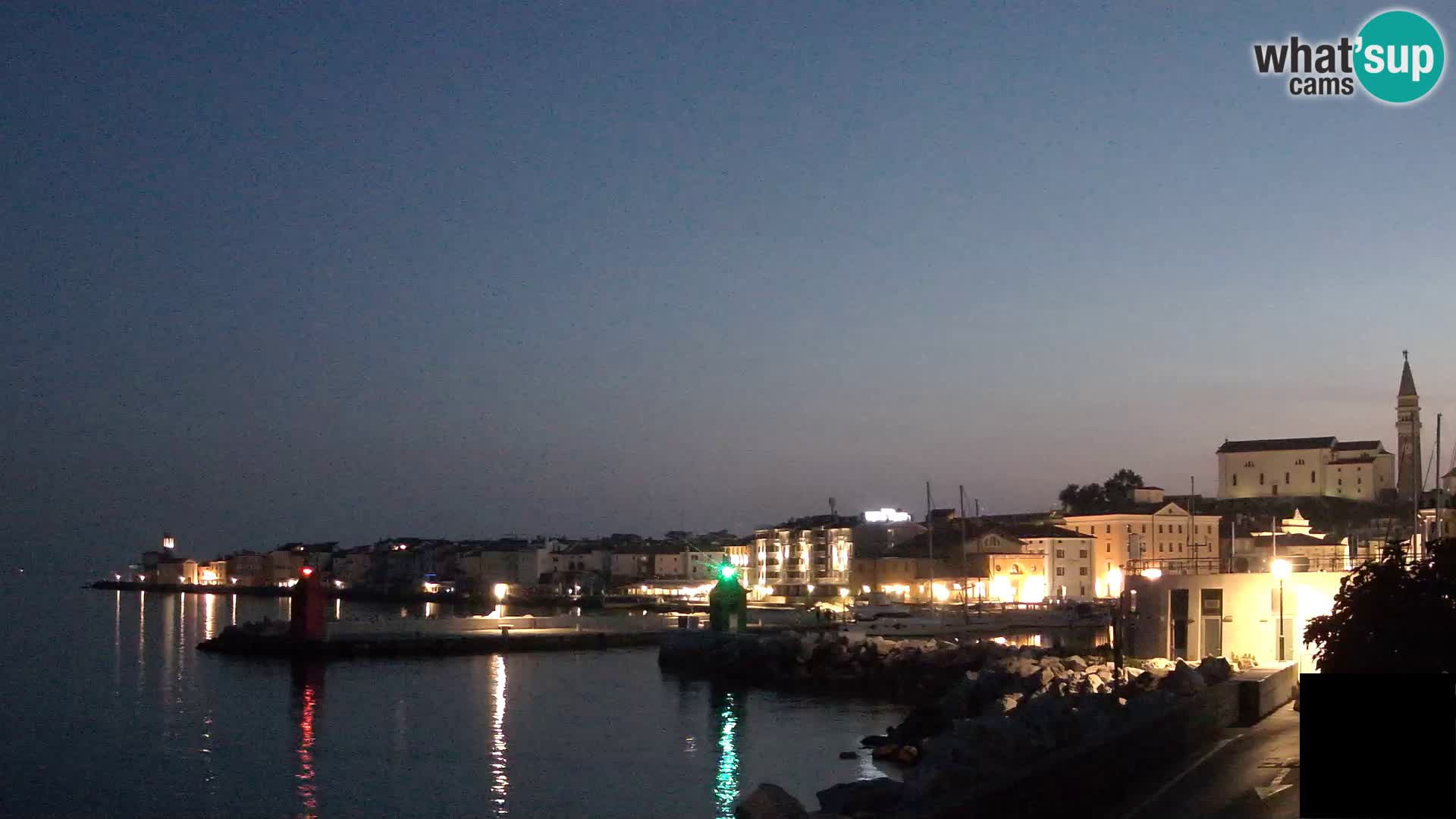 Piran – view to Punta and Mandrač
