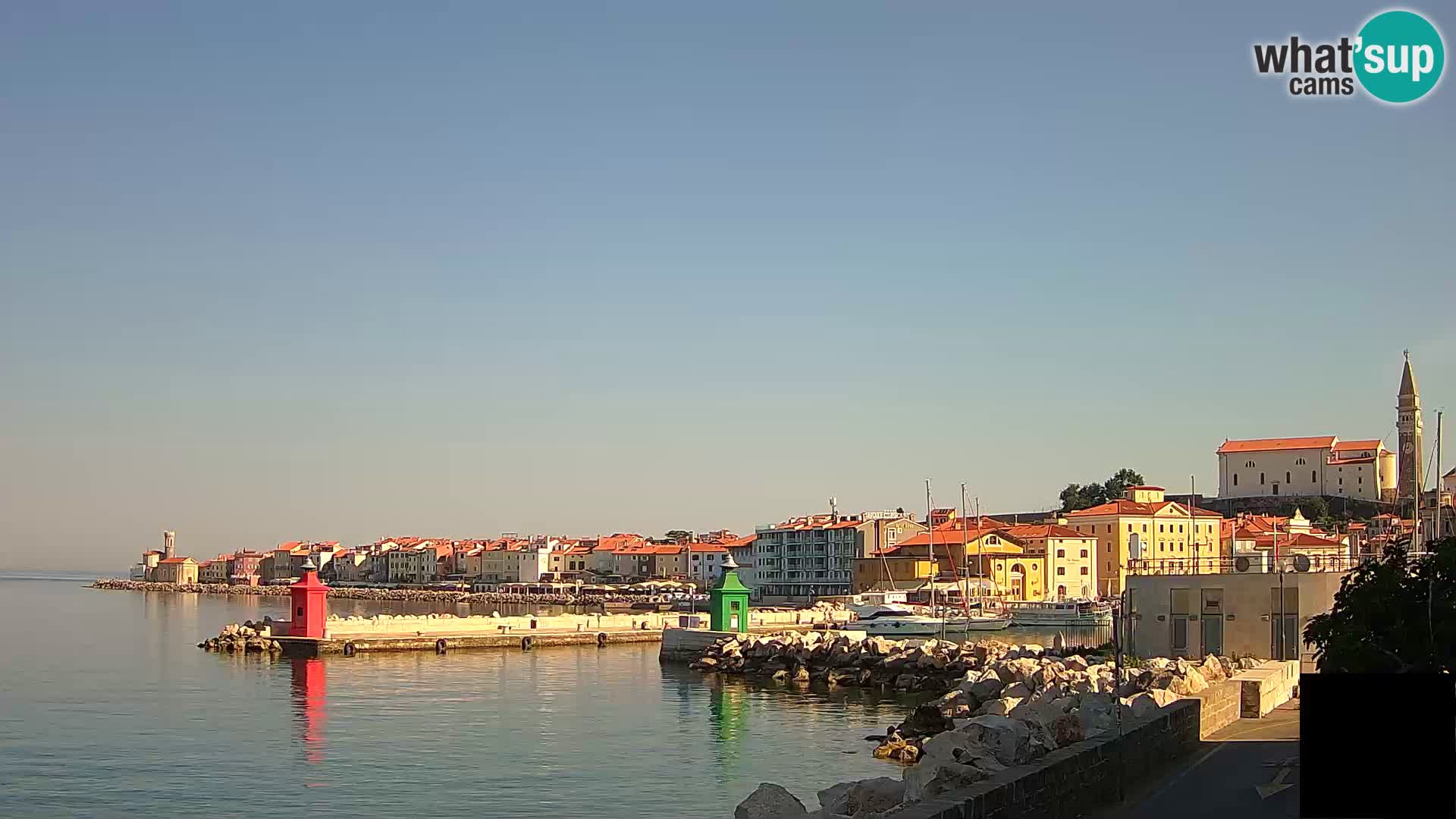 Pirano – vista verso la Punta e il “Mandrač”