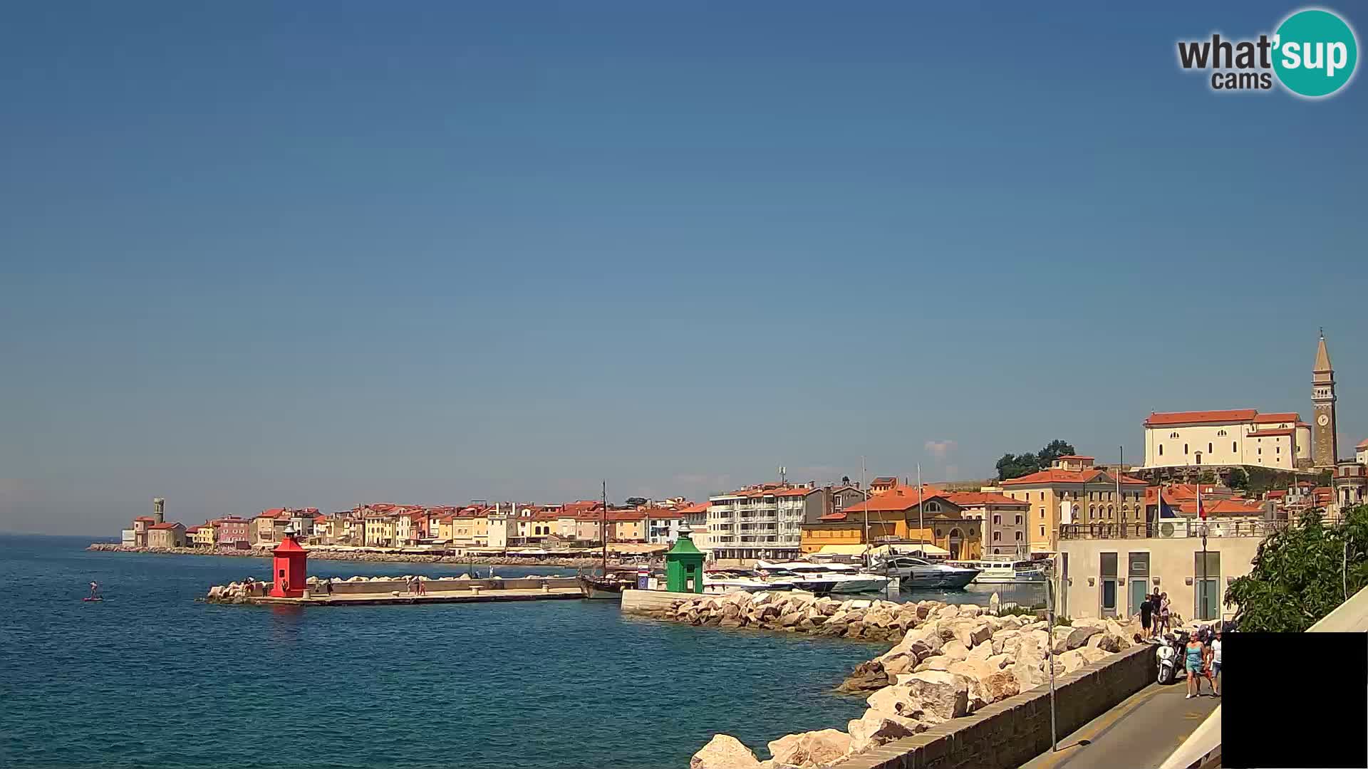 Piran – view to Punta and Mandrač