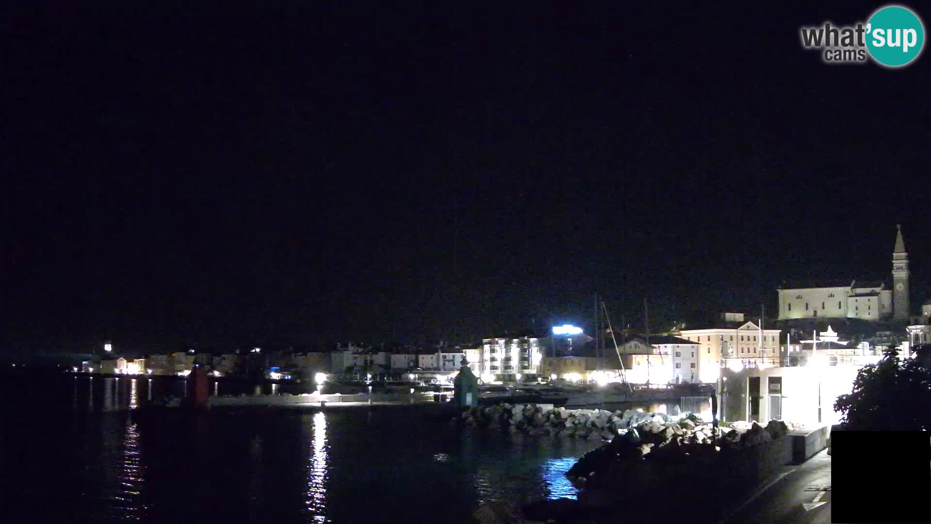 Piran – view to Punta and Mandrač