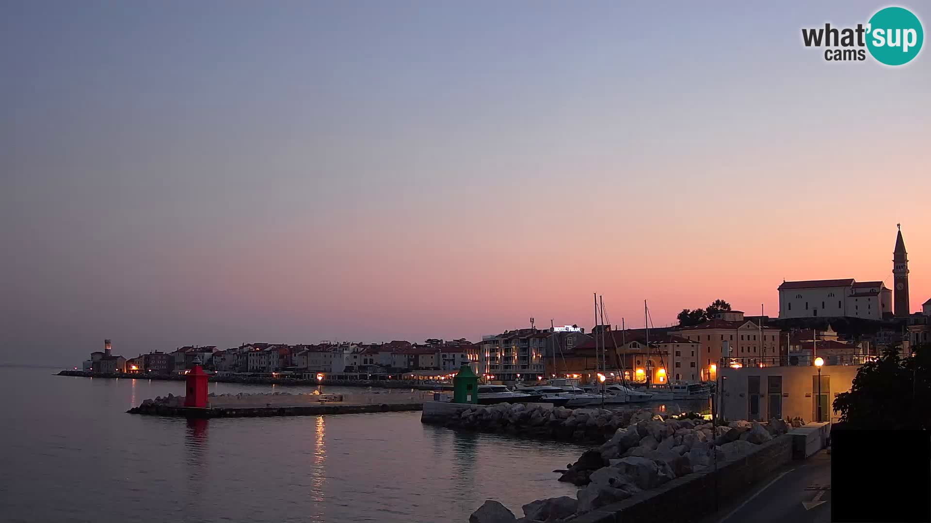 Piran – view to Punta and Mandrač