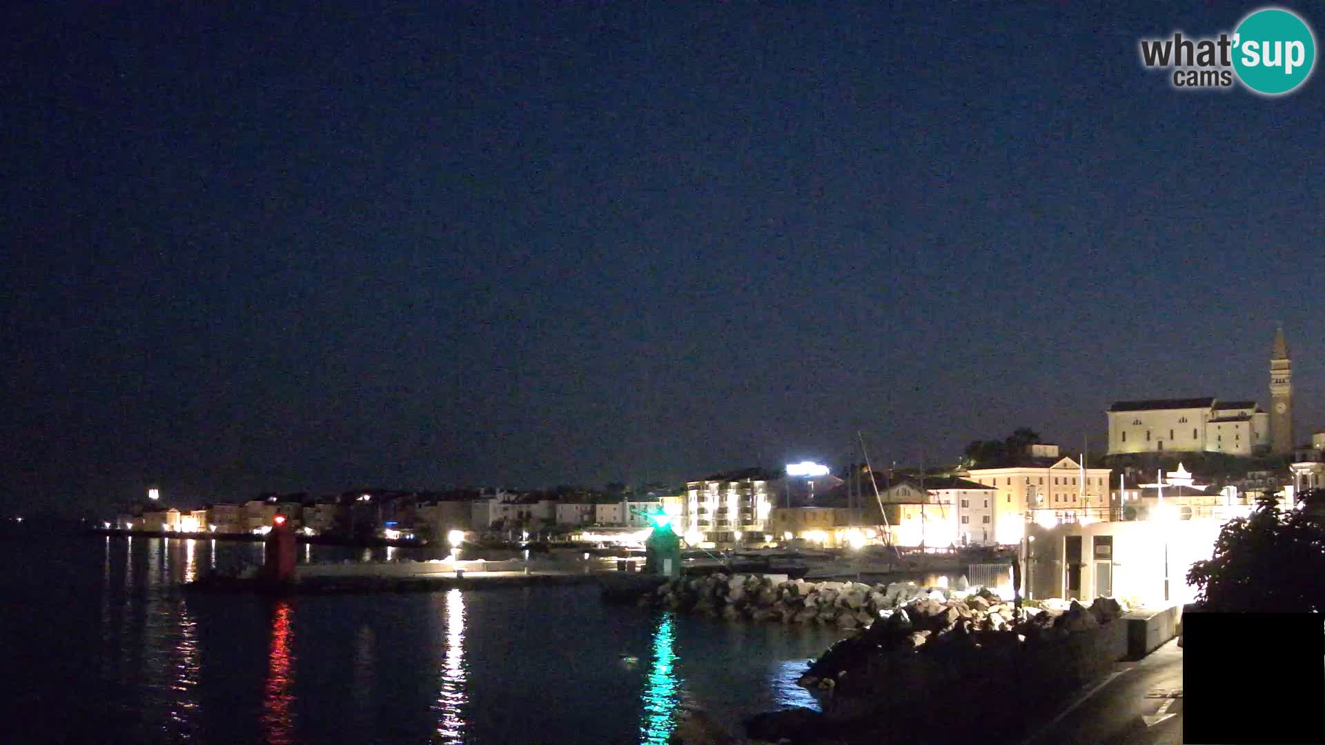 Piran – view to Punta and Mandrač