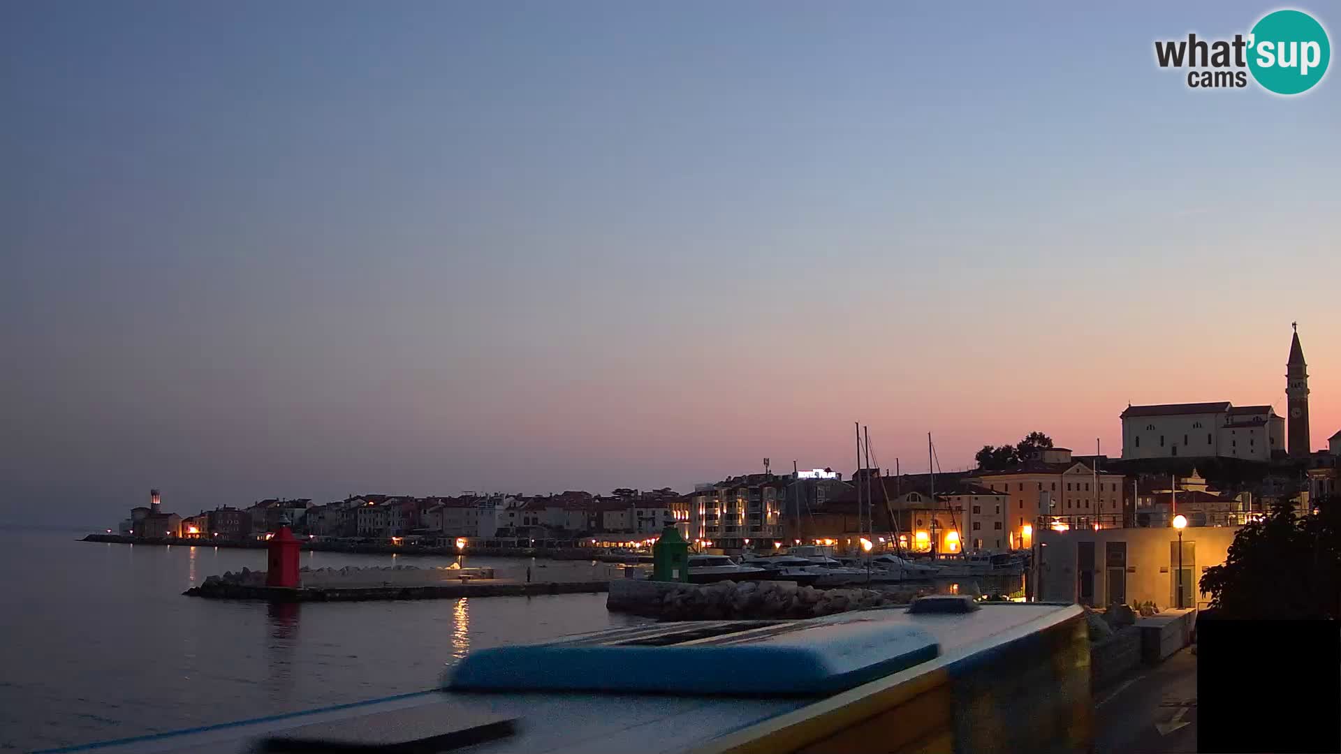 Piran – view to Punta and Mandrač