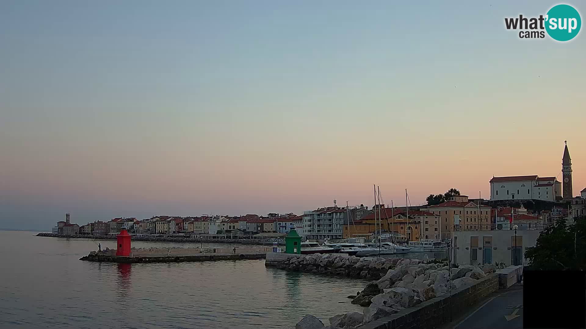 Piran – view to Punta and Mandrač
