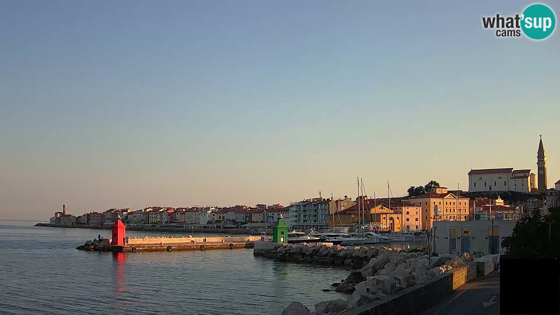 Piran – view to Punta and Mandrač