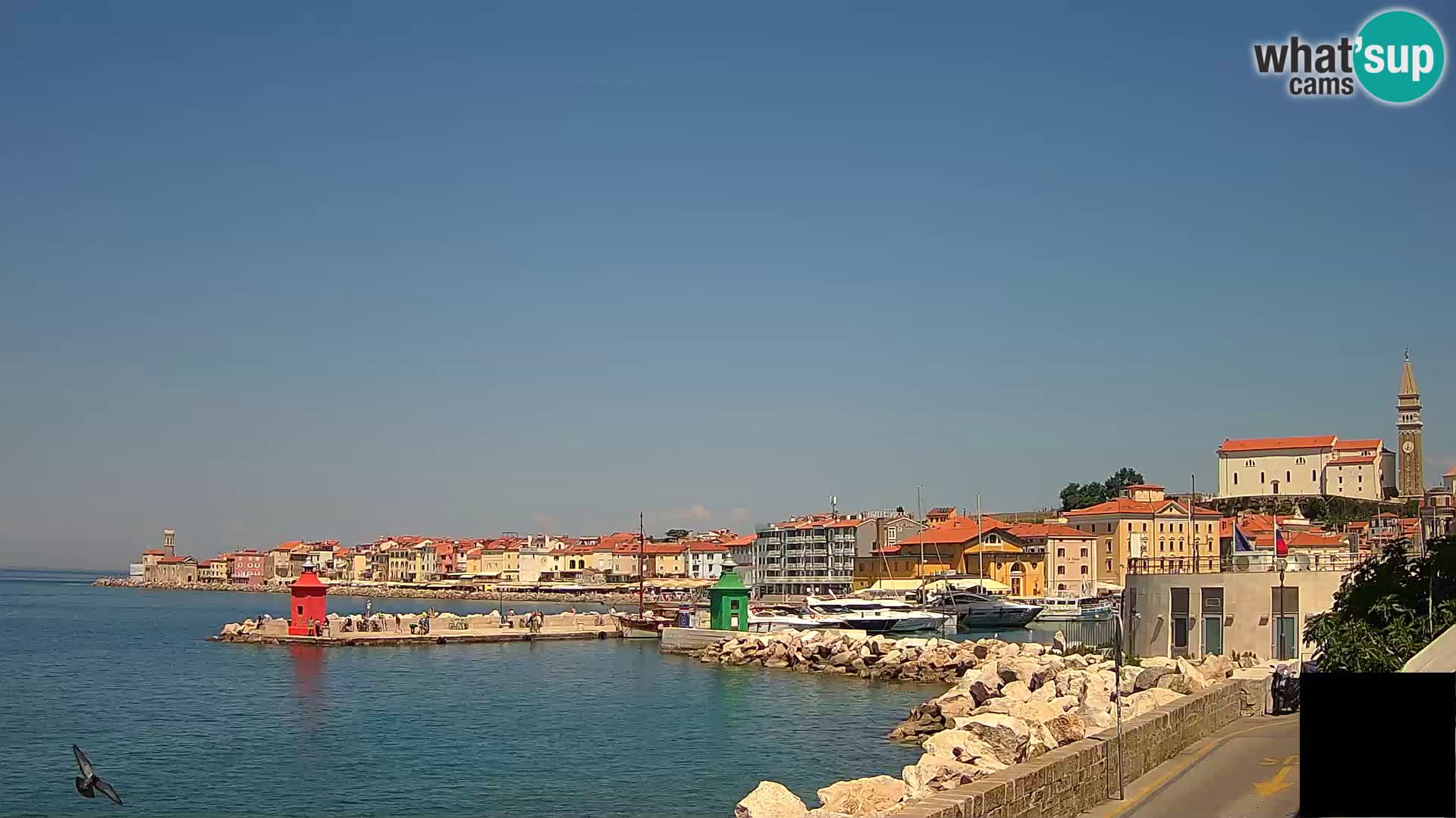 Piran – Pogled proti Punti in Mandraču