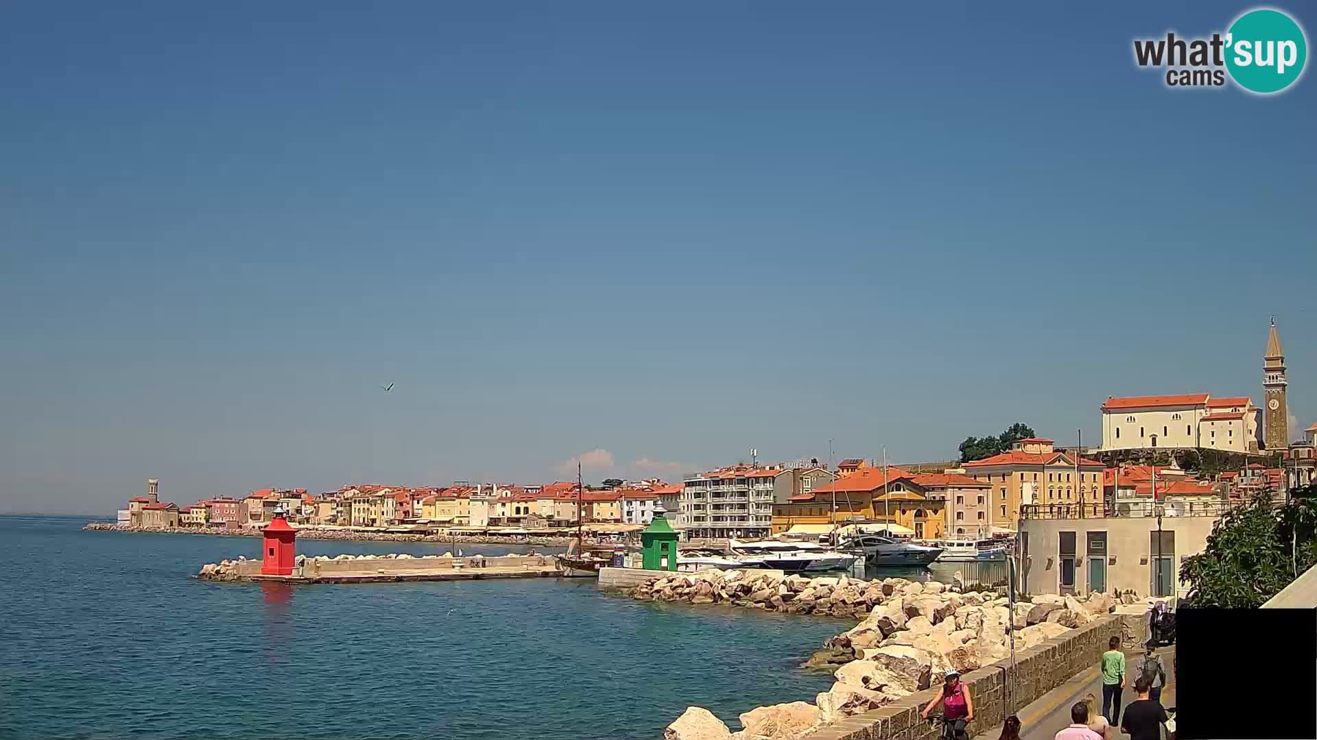 Piran – Pogled proti Punti in Mandraču
