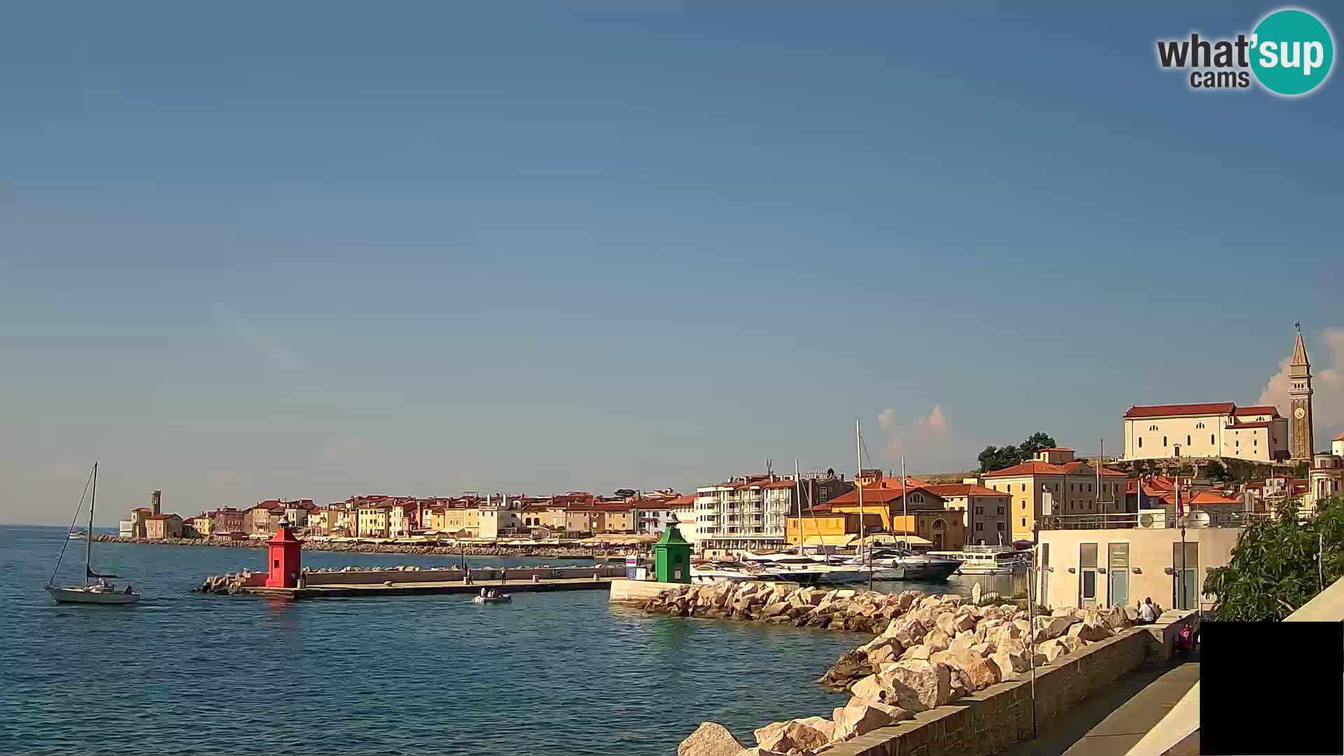 Piran – Pogled proti Punti in Mandraču