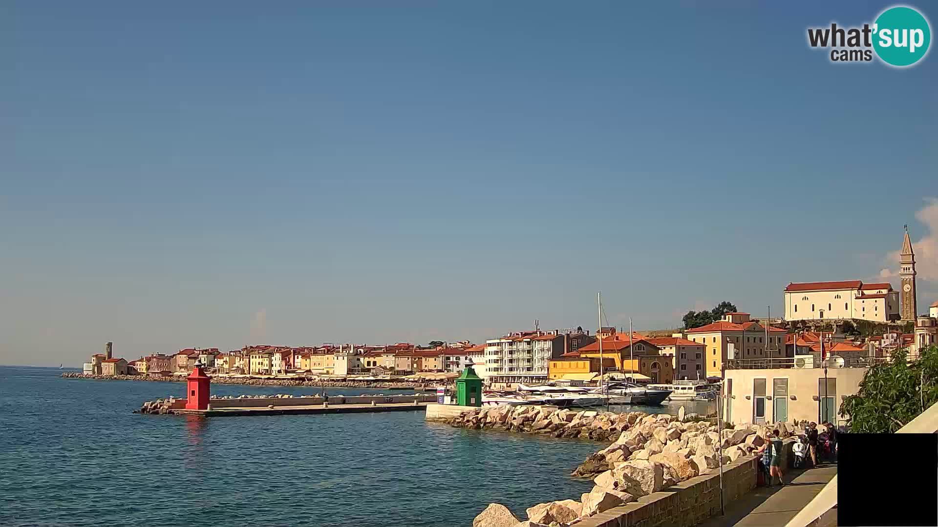 Pirano – vista verso la Punta e il “Mandrač”