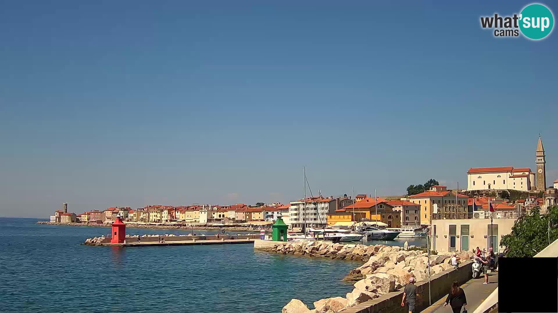 Piran – Pogled proti Punti in Mandraču