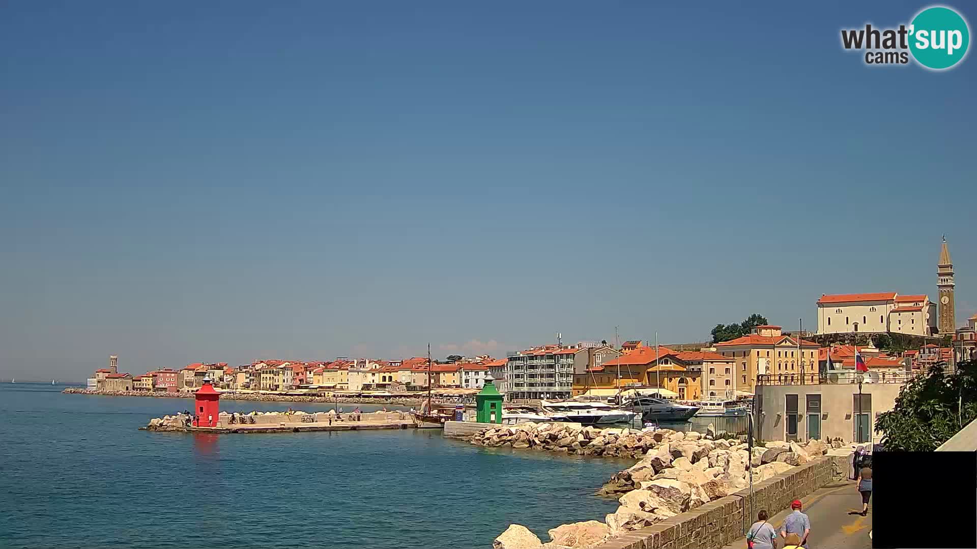 Pirano – vista verso la Punta e il “Mandrač”