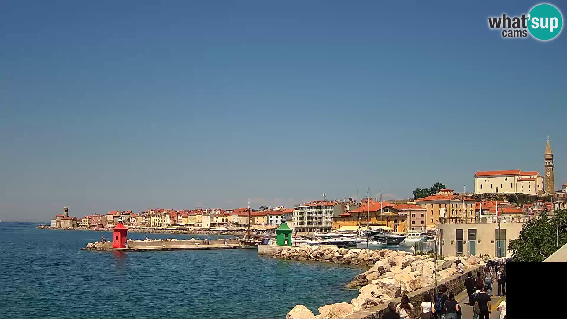 Piran – Pogled proti Punti in Mandraču