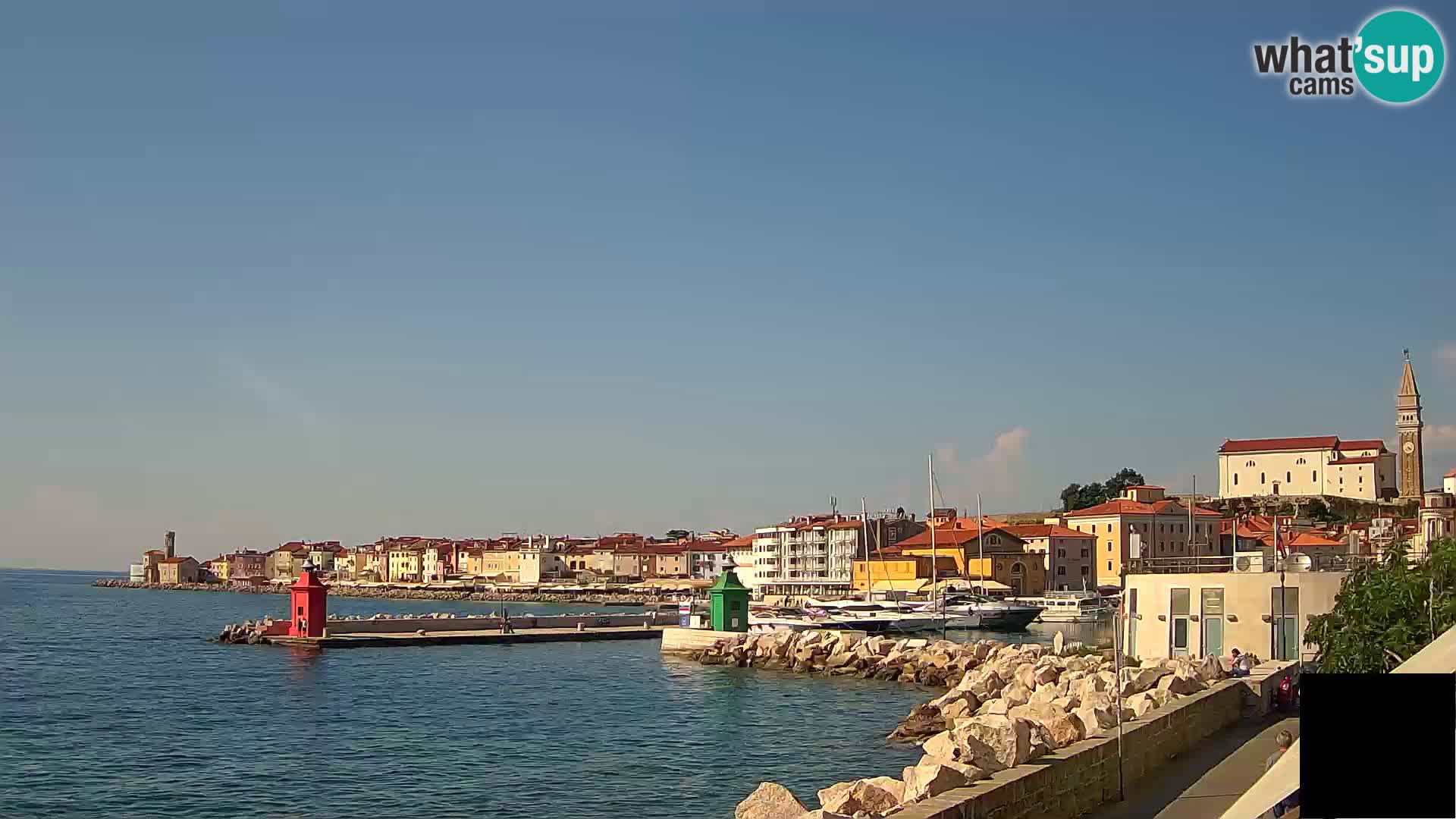 Pirano – vista verso la Punta e il “Mandrač”