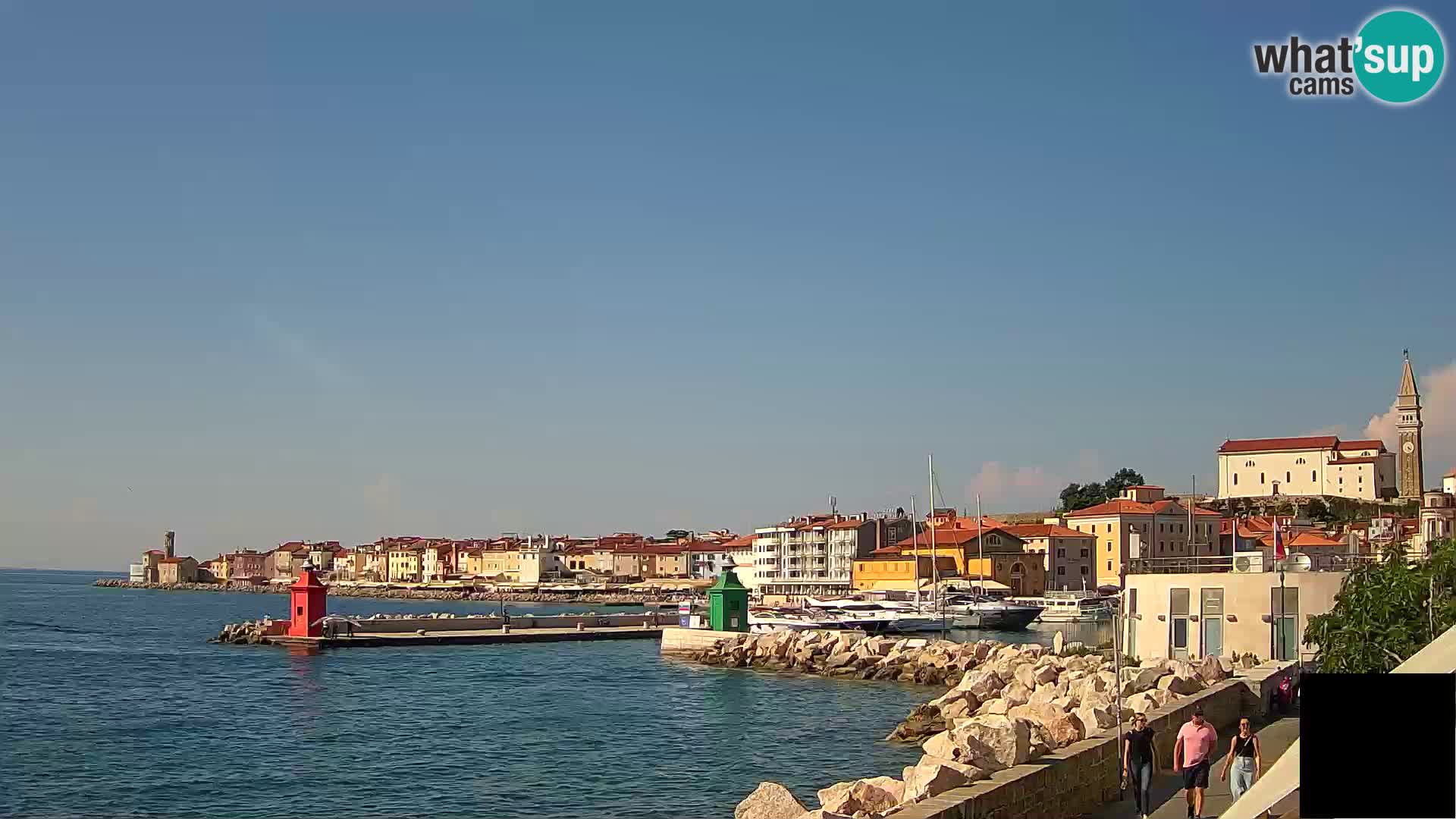 Pirano – vista verso la Punta e il “Mandrač”