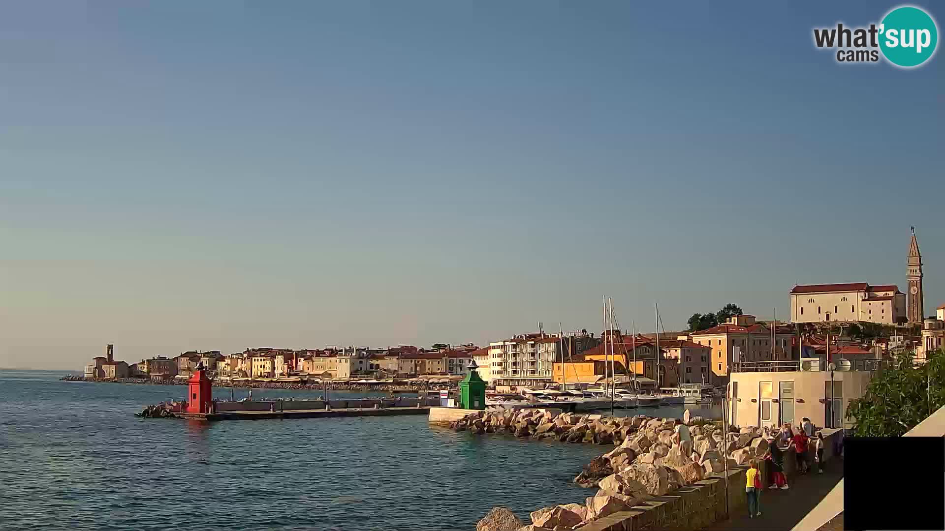 Pirano – vista verso la Punta e il “Mandrač”