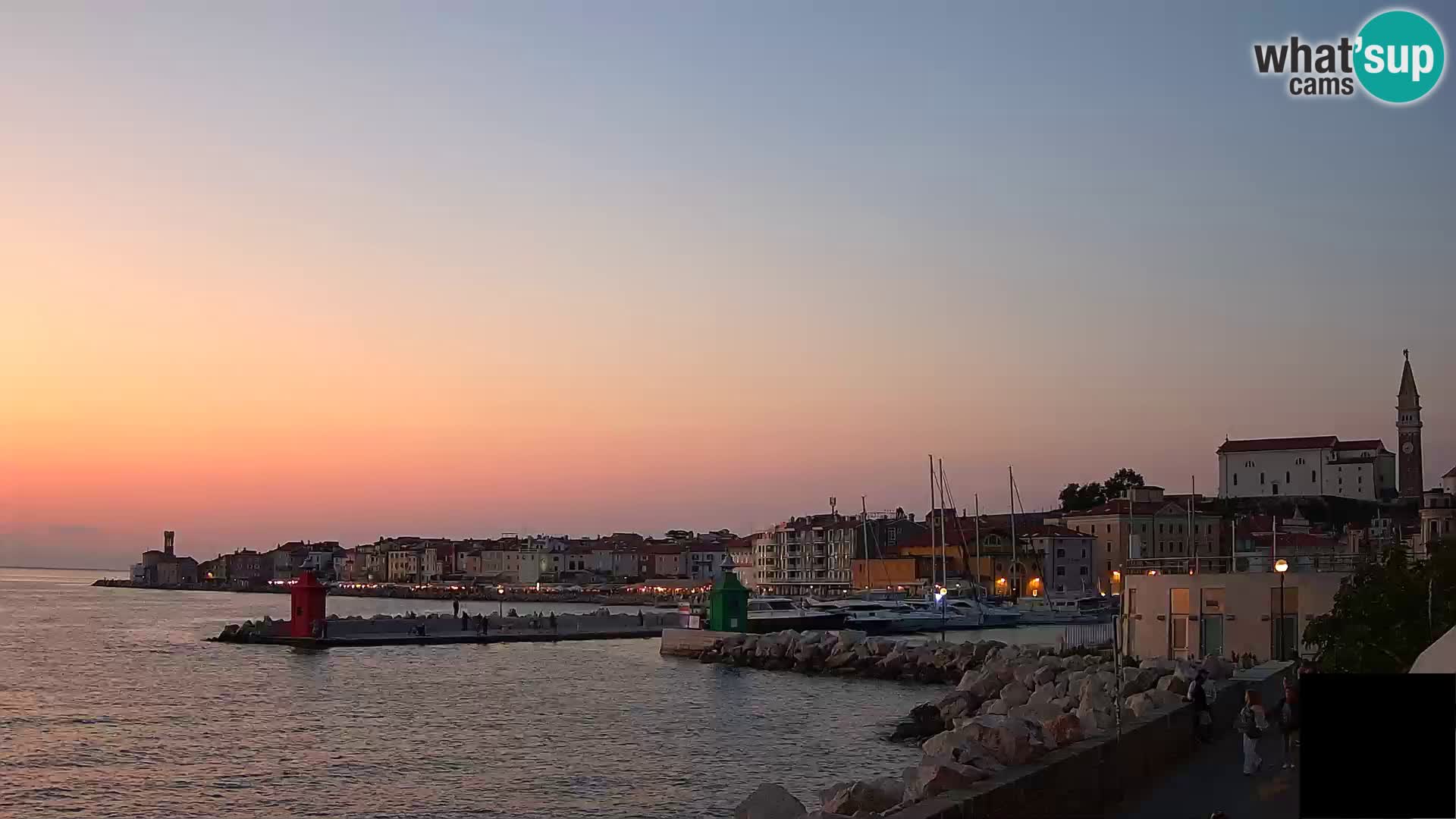 Piran – view to Punta and Mandrač