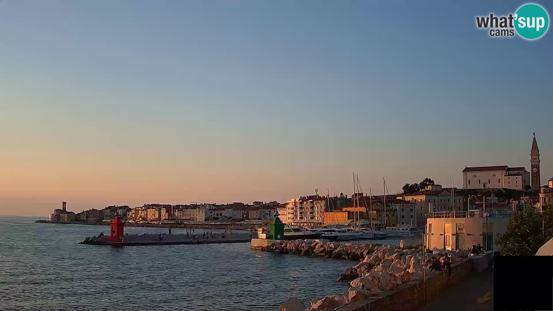 Pirano – vista verso la Punta e il “Mandrač”